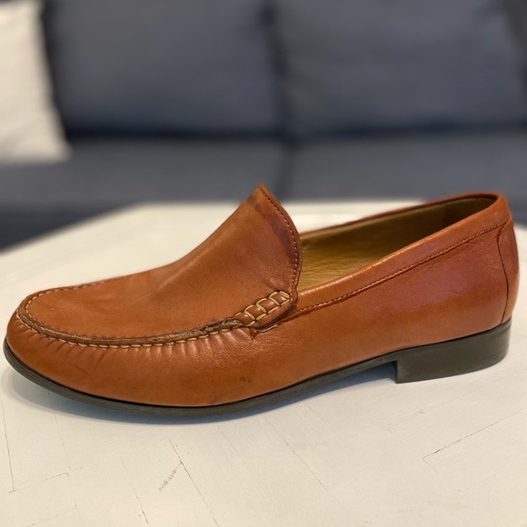 SOLD - Johnston & Murphy Men’s Cresswell Venetian Leather Penny Loafers - Picture 9 of 9